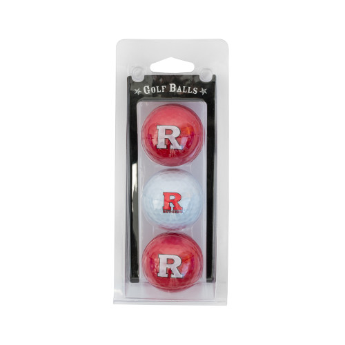 Rutgers Scarlet Knights 3 Golf Ball Pack