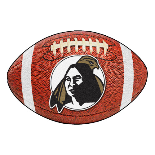 University of North Carolina at Pembroke - UNC Pembroke Braves Football Mat "BraveHawk" Logo Brown