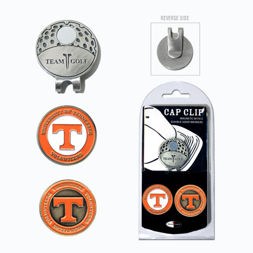 Tennessee Volunteers Cap Clip With 2 Golf Ball Markers