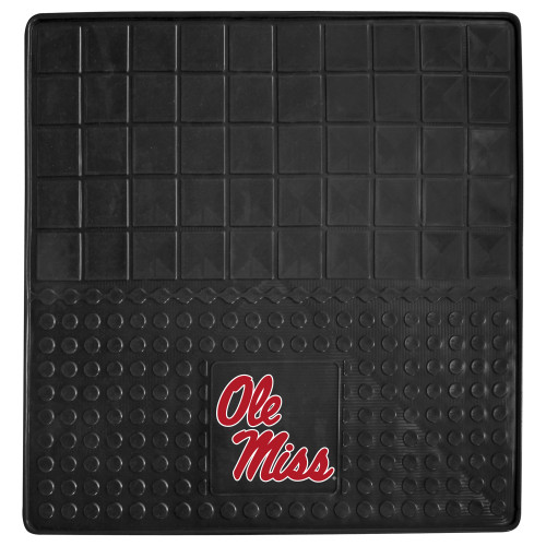 University of Mississippi - Ole Miss Rebels Heavy Duty Vinyl Cargo Mat "Ole Miss" Script Logo Black