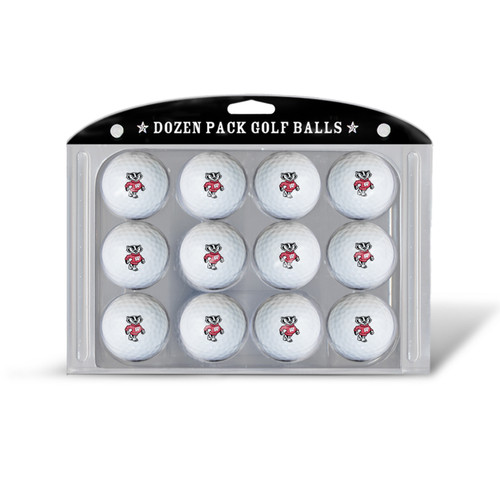 Wisconsin Badgers Golf Balls, 12 Pack