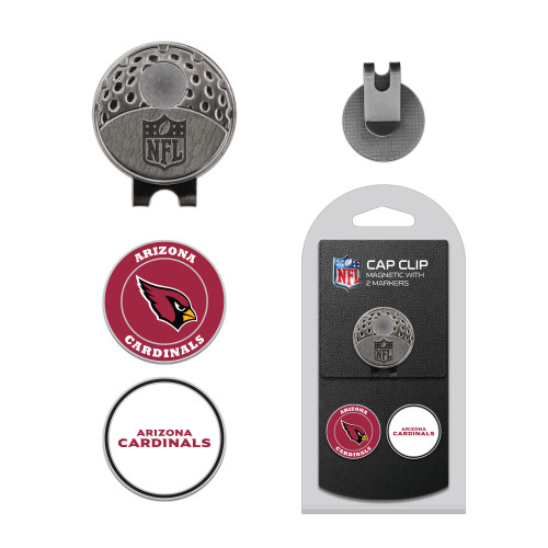 Arizona Cardinals Cap Clip With 2 Golf Ball Markers