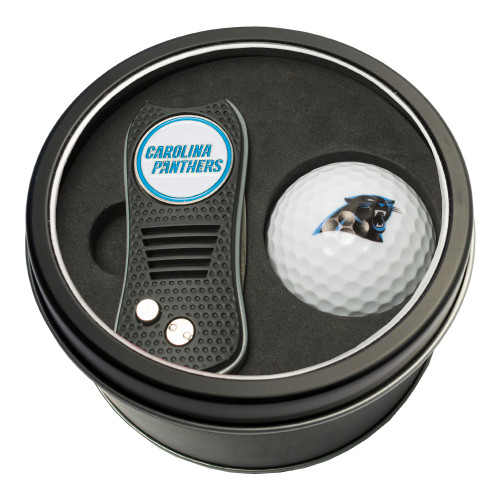 Carolina Panthers Tin Gift Set with Switchfix Divot Tool and Golf Ball