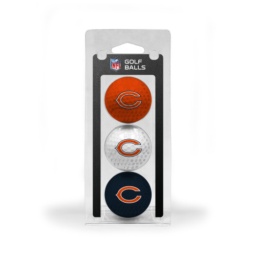 Chicago Bears 3 Golf Ball Pack