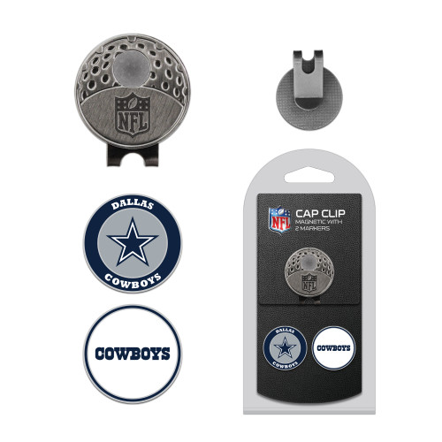 Dallas Cowboys Cap Clip With 2 Golf Ball Markers