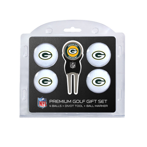 Green Bay Packers 4 Golf Ball And Divot Tool Set