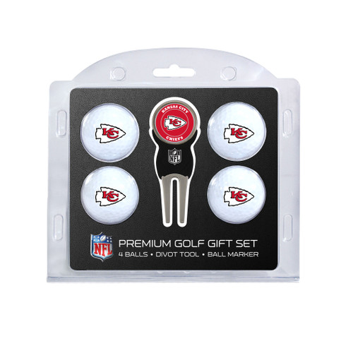 Kansas City Chiefs 4 Golf Ball And Divot Tool Set