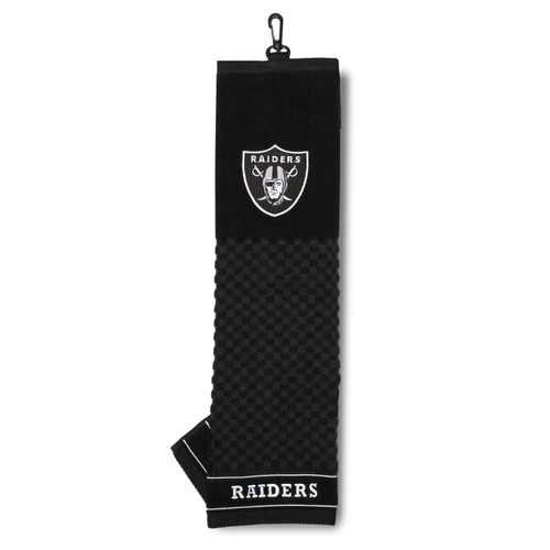 Las Vegas Raiders Embroidered Golf Towel