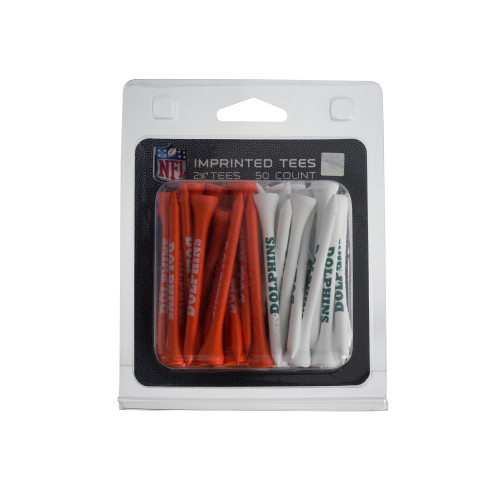 Miami Dolphins Pack Of 50 Golf Tees