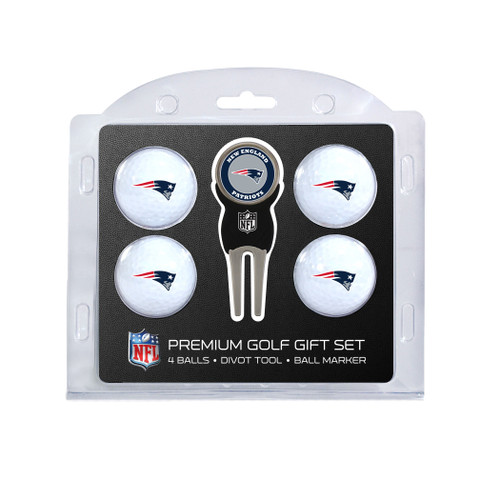 New England Patriots 4 Golf Ball And Divot Tool Set