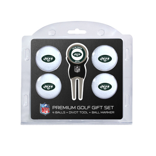 New York Jets 4 Golf Ball And Divot Tool Set