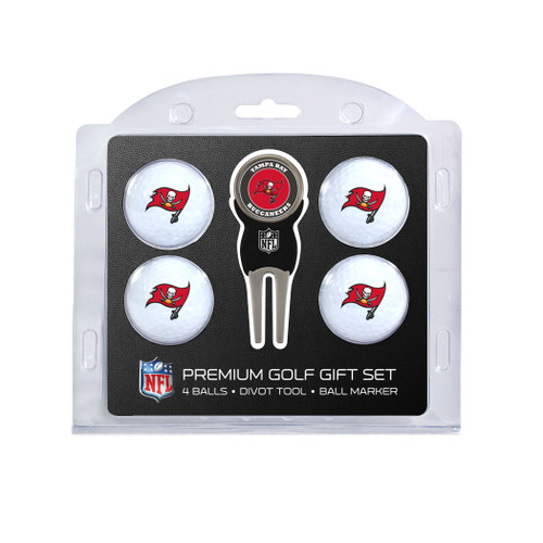 Tampa Bay Buccaneers 4 Golf Ball And Divot Tool Set