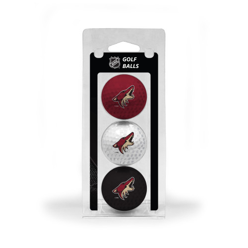 Arizona Coyotes 3 Golf Ball Pack