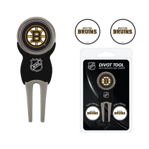 Boston Bruins Divot Tool Pack With 3 Golf Ball Markers