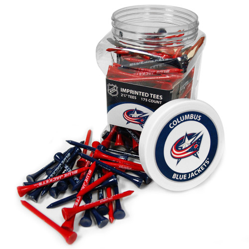 Columbus Blue Jackets Jar Of 175 Golf Tees