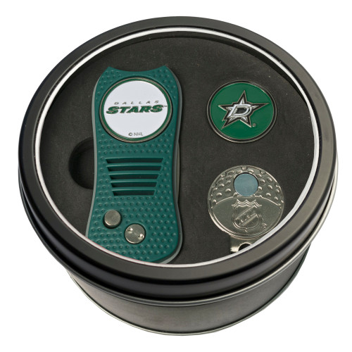 Dallas Stars Tin Gift Set with Switchfix Divot Tool, Cap Clip, and Ball Marker