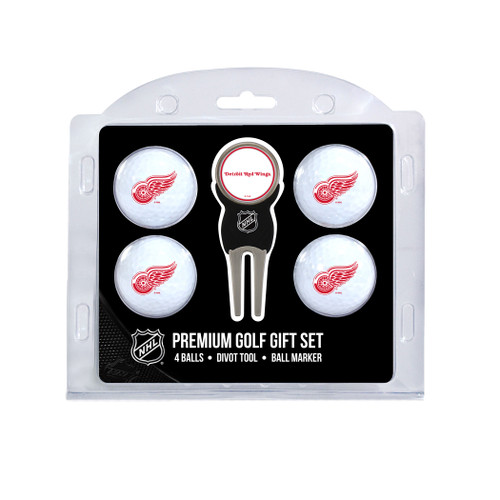 Detroit Red Wings 4 Golf Ball And Divot Tool Set
