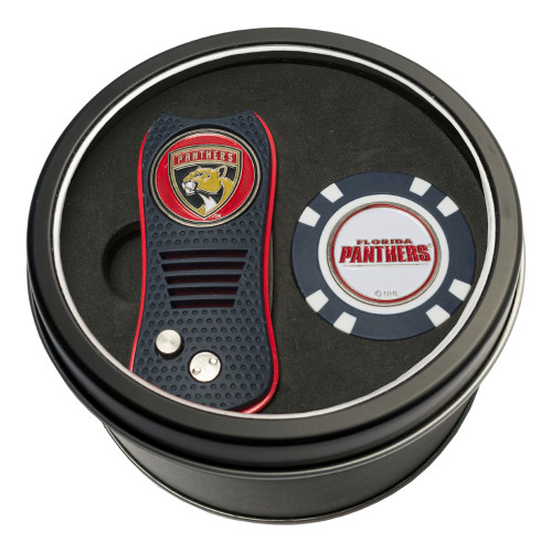 Florida Panthers Tin Gift Set with Switchfix Divot Tool and Golf Chip