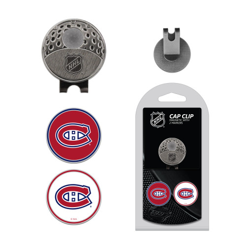 Montreal Canadiens Cap Clip With 2 Golf Ball Markers