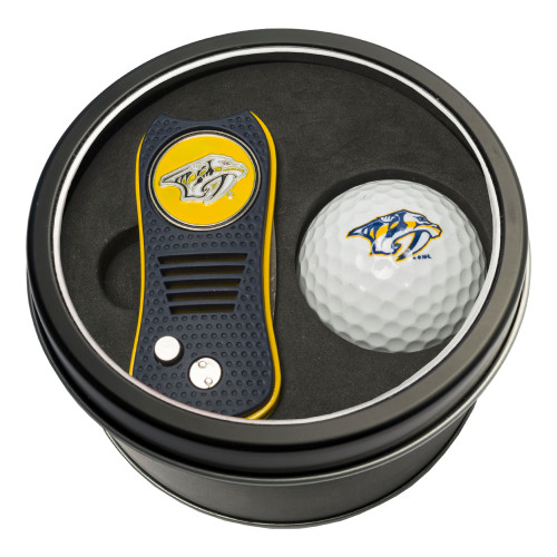 Nashville Predators Tin Gift Set with Switchfix Divot Tool and Golf Ball