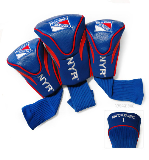 New York Rangers 3 Pack Contour Head Covers