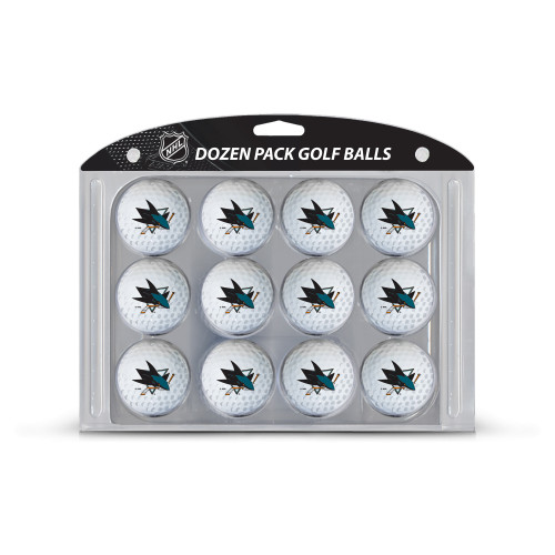 San Jose Sharks Golf Balls, 12 Pack