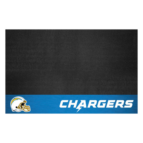 Los Angeles Chargers Grill Mat "Lightning Bolt" Logo & "Chargers" Wordmark Navy