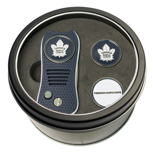 Toronto Maple Leafs Tin Gift Set with Switchfix Divot Tool and 2 Ball Markers
