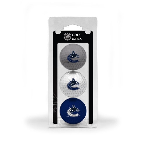 Vancouver Canucks 3 Golf Ball Pack