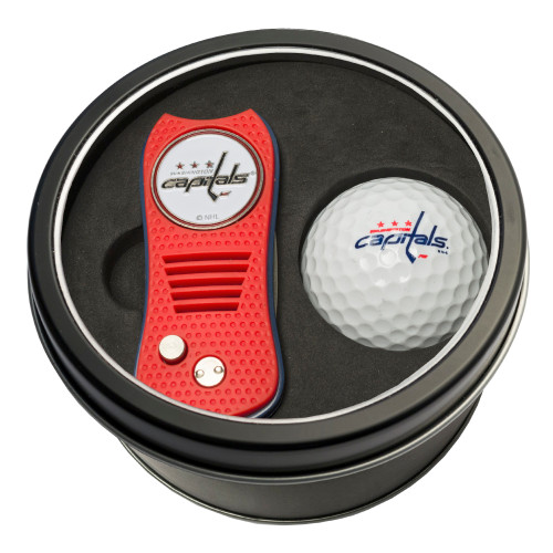 Washington Capitals Tin Gift Set with Switchfix Divot Tool and Golf Ball