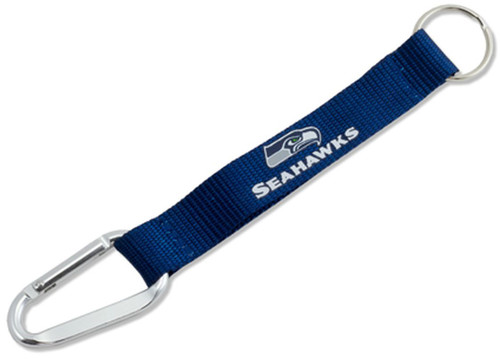 Seattle Seahawks Carabiner Lanyard Keychain