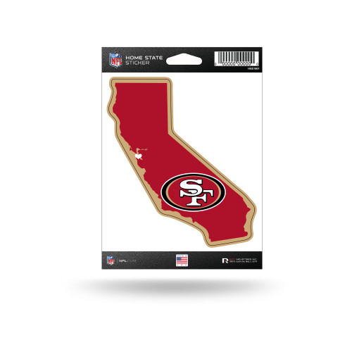 San Francisco 49ers Home State Sticker