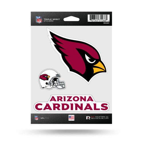 Arizona Cardinals Triple Spirit Stickers