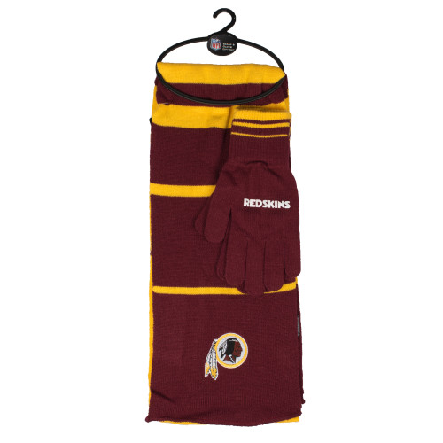 Washington Commanders Scarf & Glove Gift Set