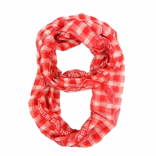 Detroit Red Wings Infinity Scarf - Plaid