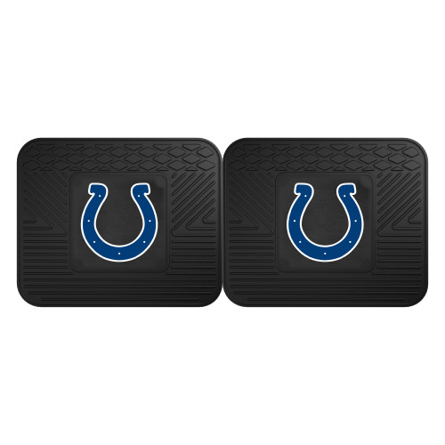Indianapolis Colts 2 Utility Mats Horseshoe Primary Logo Black