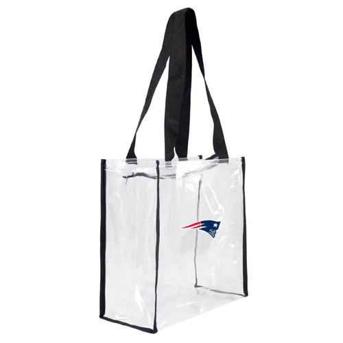 New England Patriots Clear Square Stadium Tote