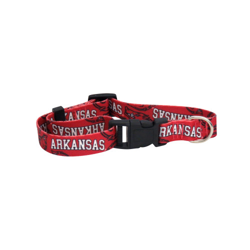 Arkansas Razorbacks Pet Collar Size M