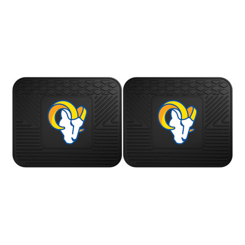 Los Angeles Rams 2 Utility Mats "Ram" Logo Black