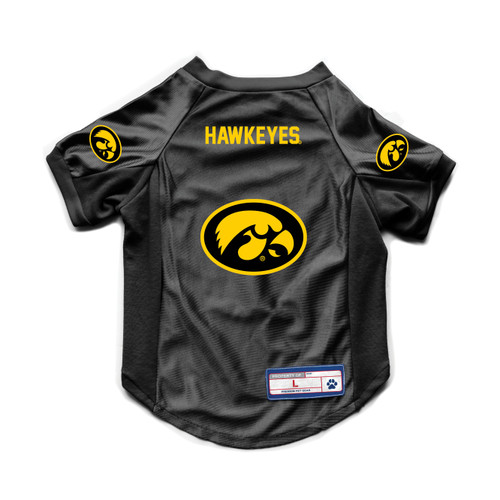 Iowa Hawkeyes Pet Jersey Stretch Size Big Dog