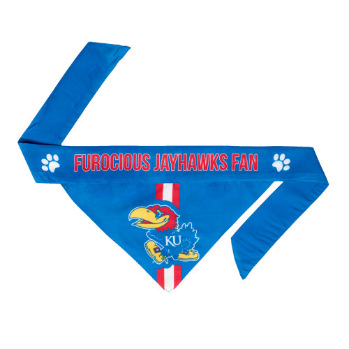 Kansas Jayhawks Pet Bandanna Size XS