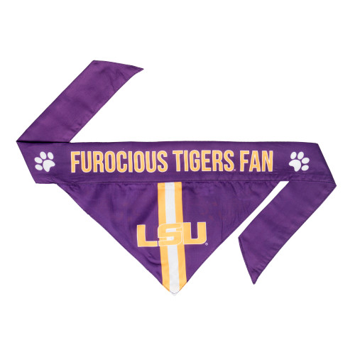 LSU Tigers Pet Bandanna Size M