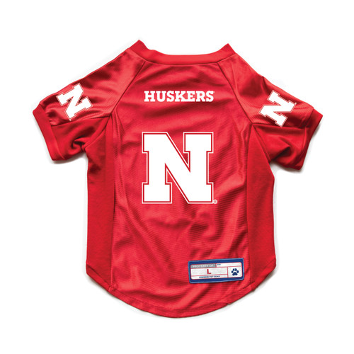 Nebraska Cornhuskers Pet Jersey Stretch Size Big Dog