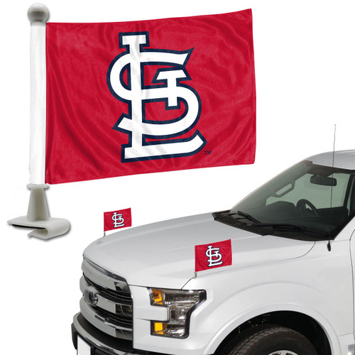 St. Louis Cardinals Ambassador Flags "STL" Alternate Logo 4 in. x 6 in. Set of 2