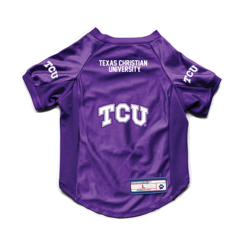 TCU Horned Frogs Pet Jersey Stretch Size XS