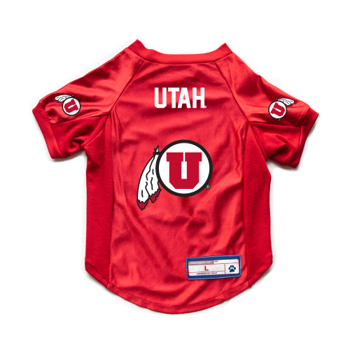 Utah Utes Pet Jersey Stretch Size S