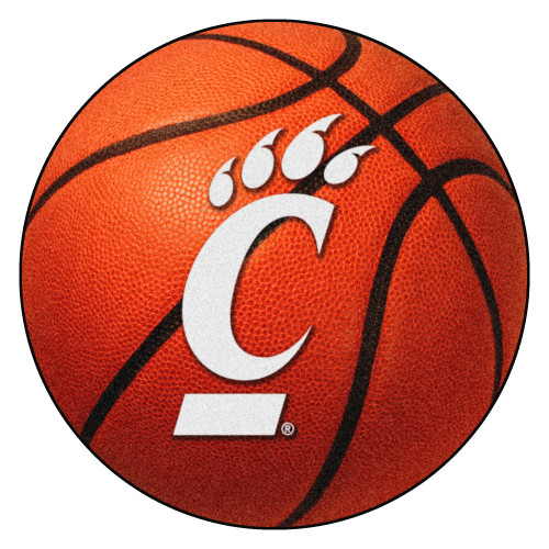 University of Cincinnati - Cincinnati Bearcats Basketball Mat Claw C Primary Logo Orange