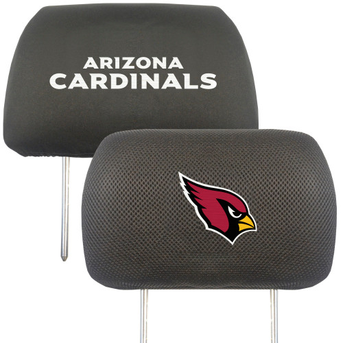 Arizona Cardinals Head Rest Cover  "Cardinal" Logo & Wordmark Black