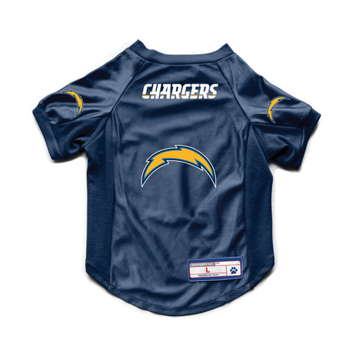 Los Angeles Chargers Pet Jersey Stretch Size L