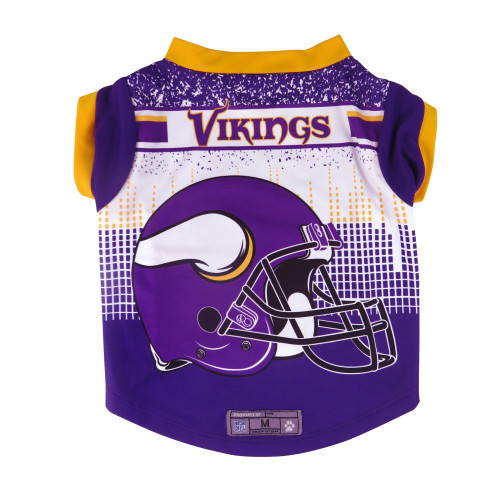 Minnesota Vikings Pet Performance Tee Shirt Size L